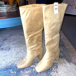 Express slouchy boots